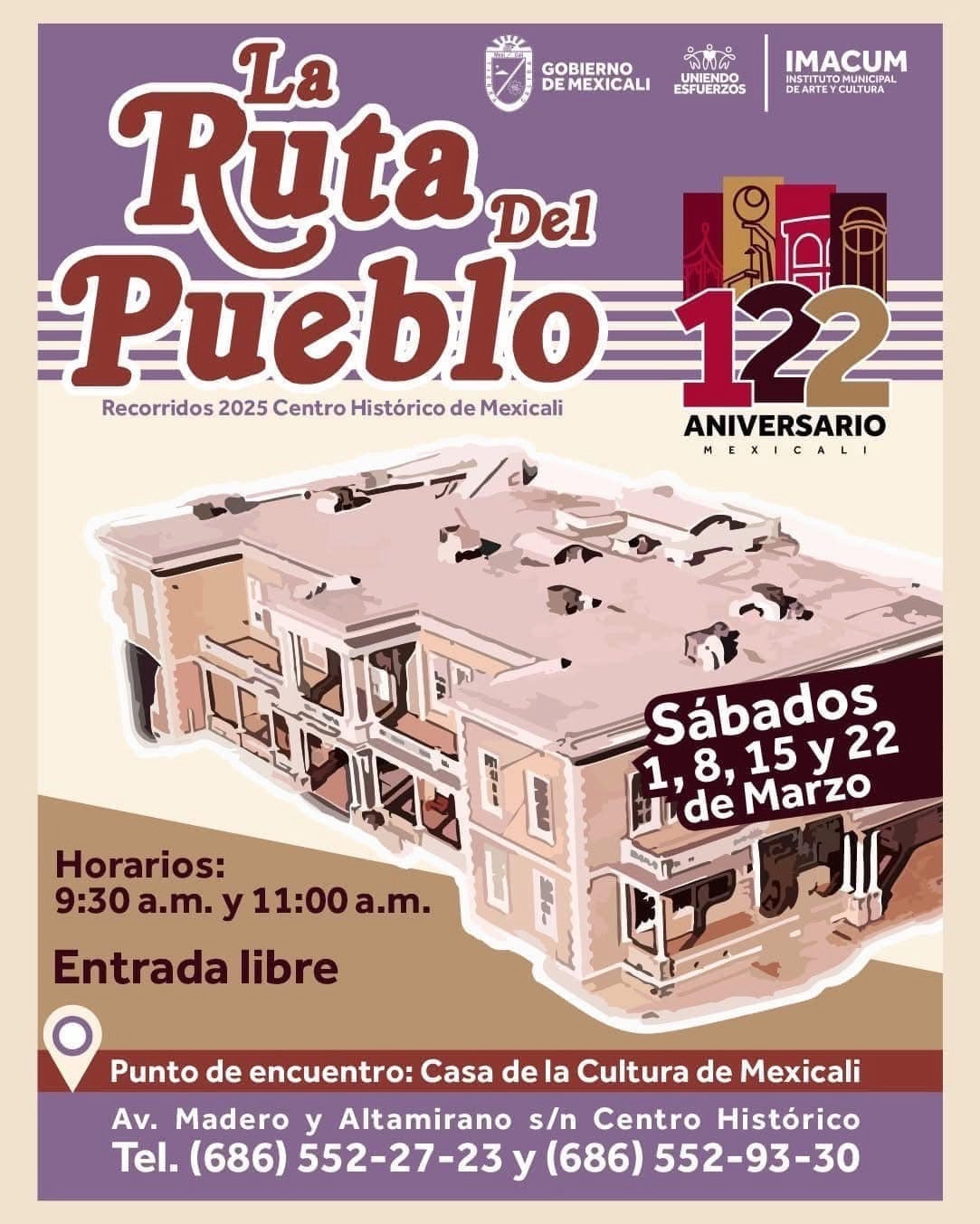 LA RUTA DEL PUEBLO: RECORRIDOS HISTÓRICOS GRATUITOS EN MEXICALI.