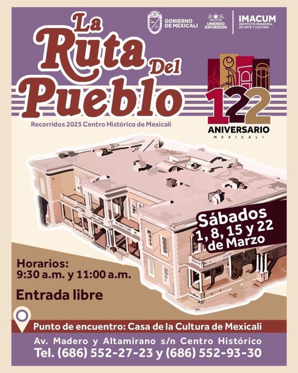 LA RUTA DEL PUEBLO: RECORRIDOS HISTÓRICOS GRATUITOS EN&nbsp;MEXICALI.