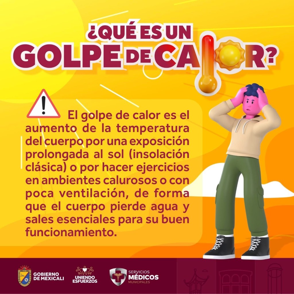 EXHORTAN A INTENSIFICAR MEDIDAS PREVENTIVAS POR MÁXIMAS DE&nbsp;43°C