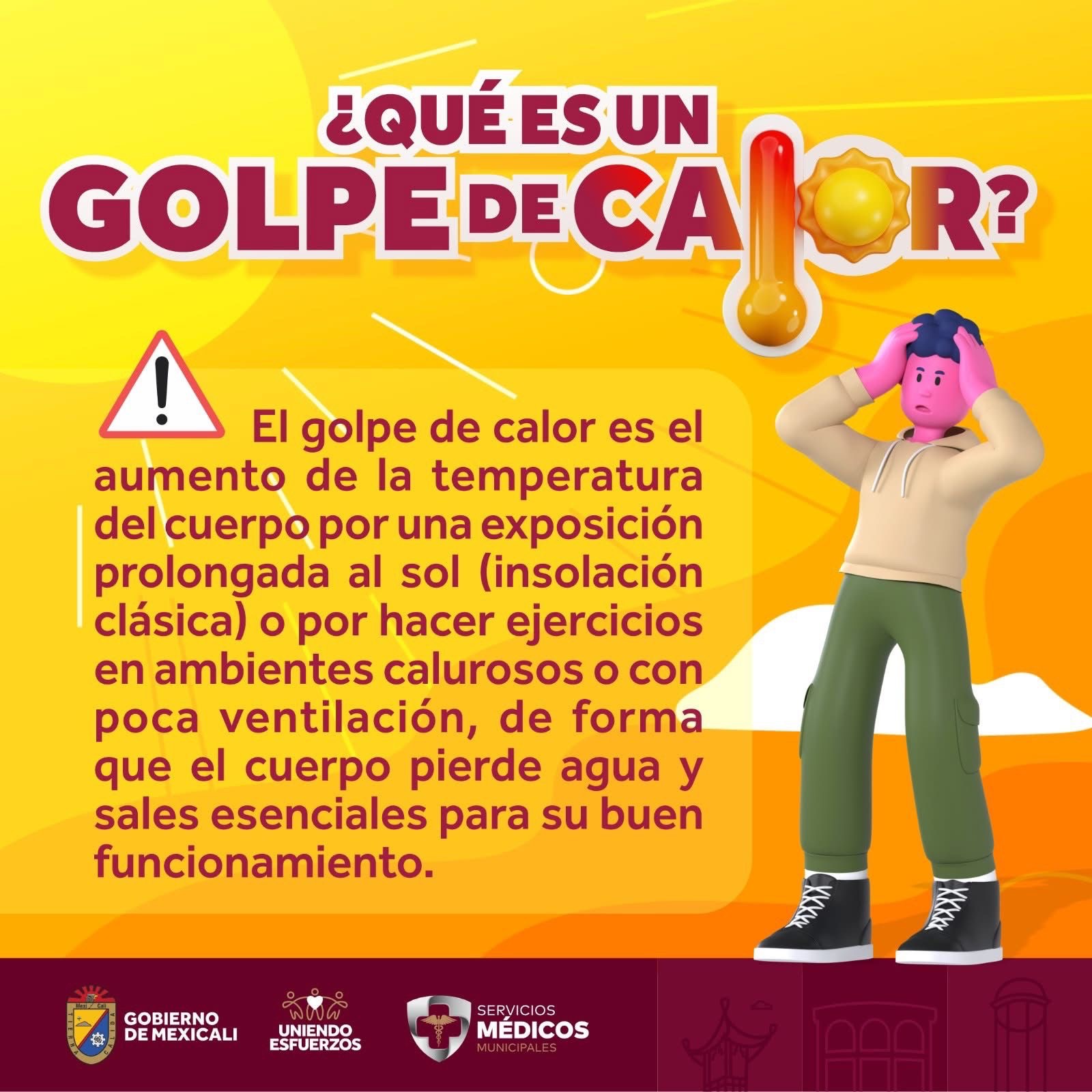 GOBIERNO DE MEXICALI EMITE RECOMENDACIONES ANTE LAS ALTAS TEMPERATURAS