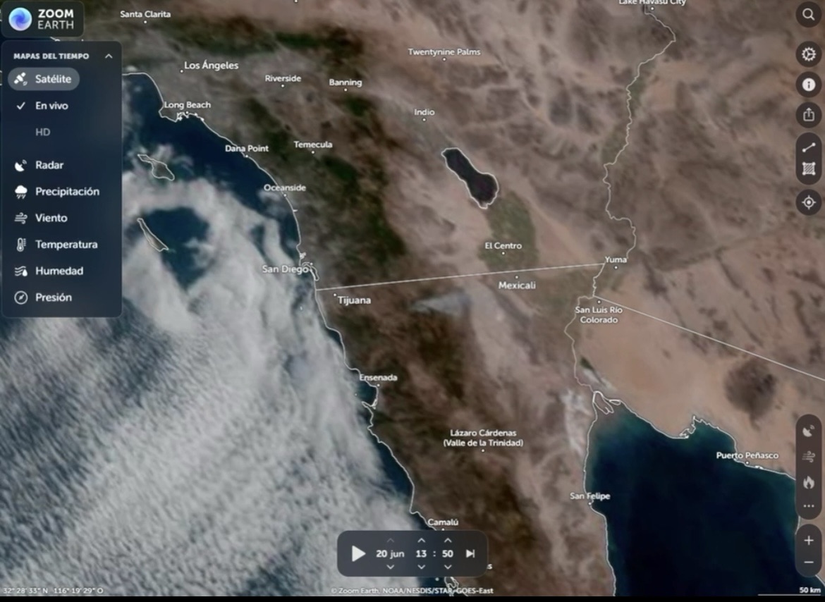 LLEGARÁ EN PRÓXIMOS MINUTOS CONTAMINACIÓN A MEXICALI