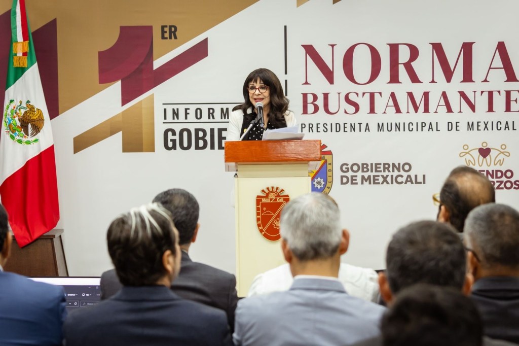 NORMA BUSTAMANTE PRESENTA SU PRIMER INFORME DE SU GOBIERNO DE CONTINUIDAD EN&nbsp;MEXICALI