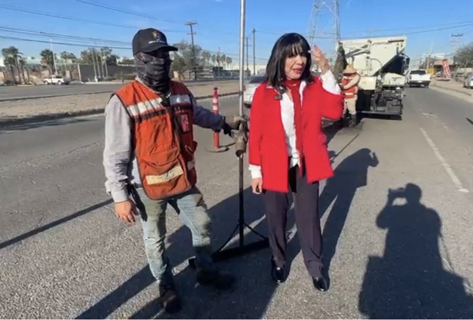 Siguen supervisando bacheo de la maquinaria&nbsp;Jetpatcher.