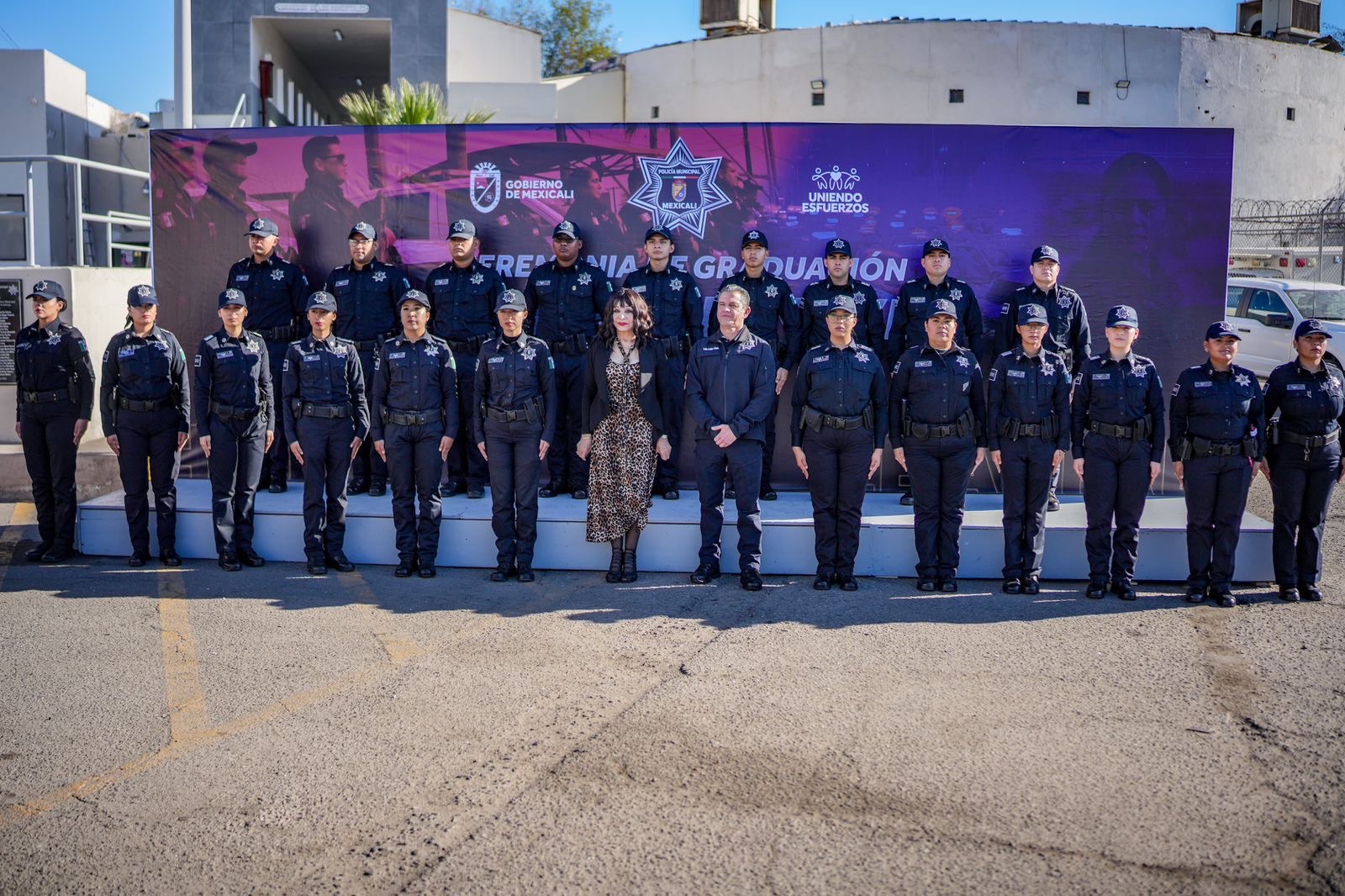 REFUERZAN A LA POLICÍA DE MEXICALI: SE GRADÚAN 21 NUEVOS AGENTES