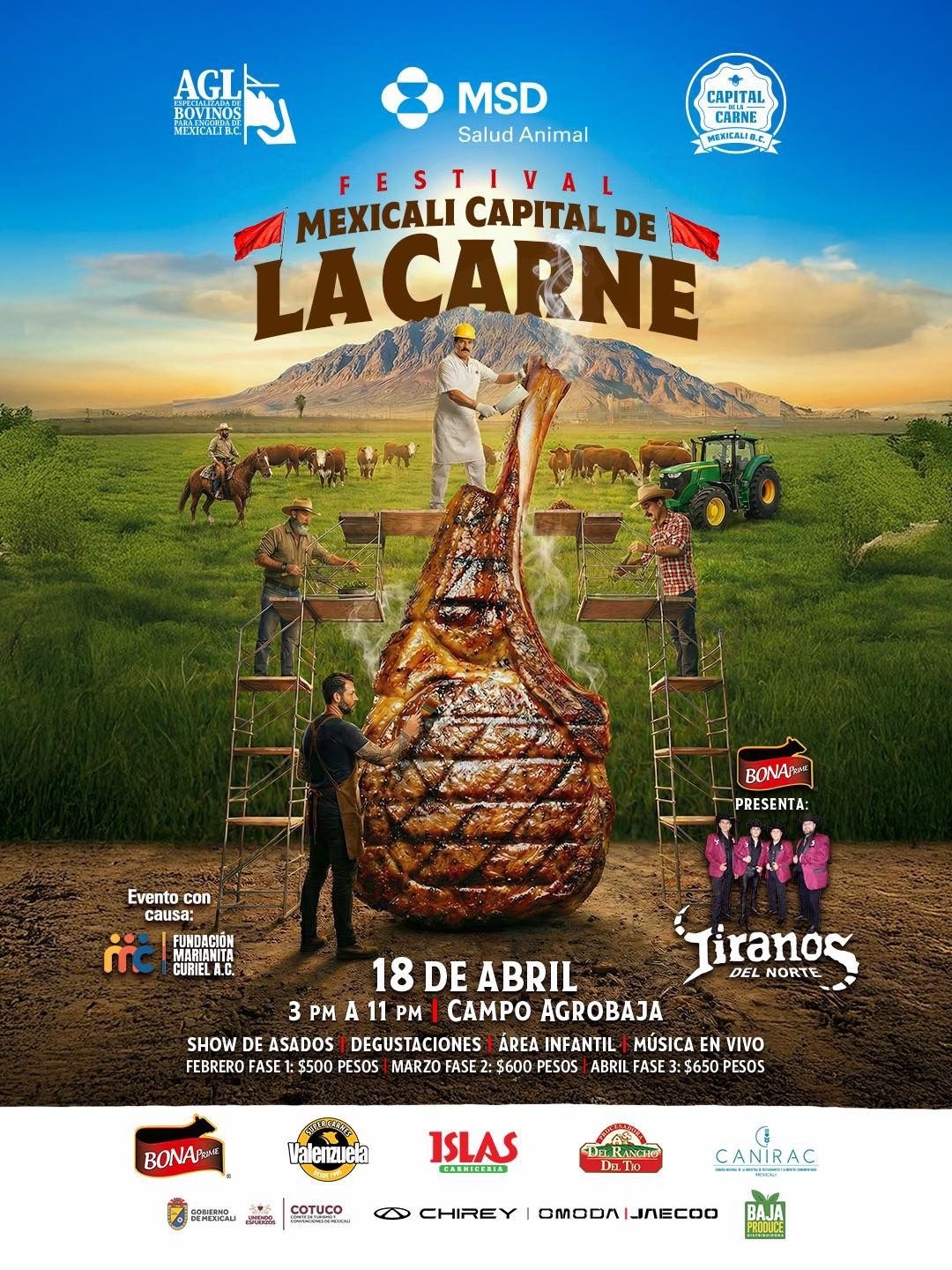 ANUNCIAN LA SEXTA EDICIÓN DEL FESTIVAL “MEXICALI CAPITAL DE LA CARNE”