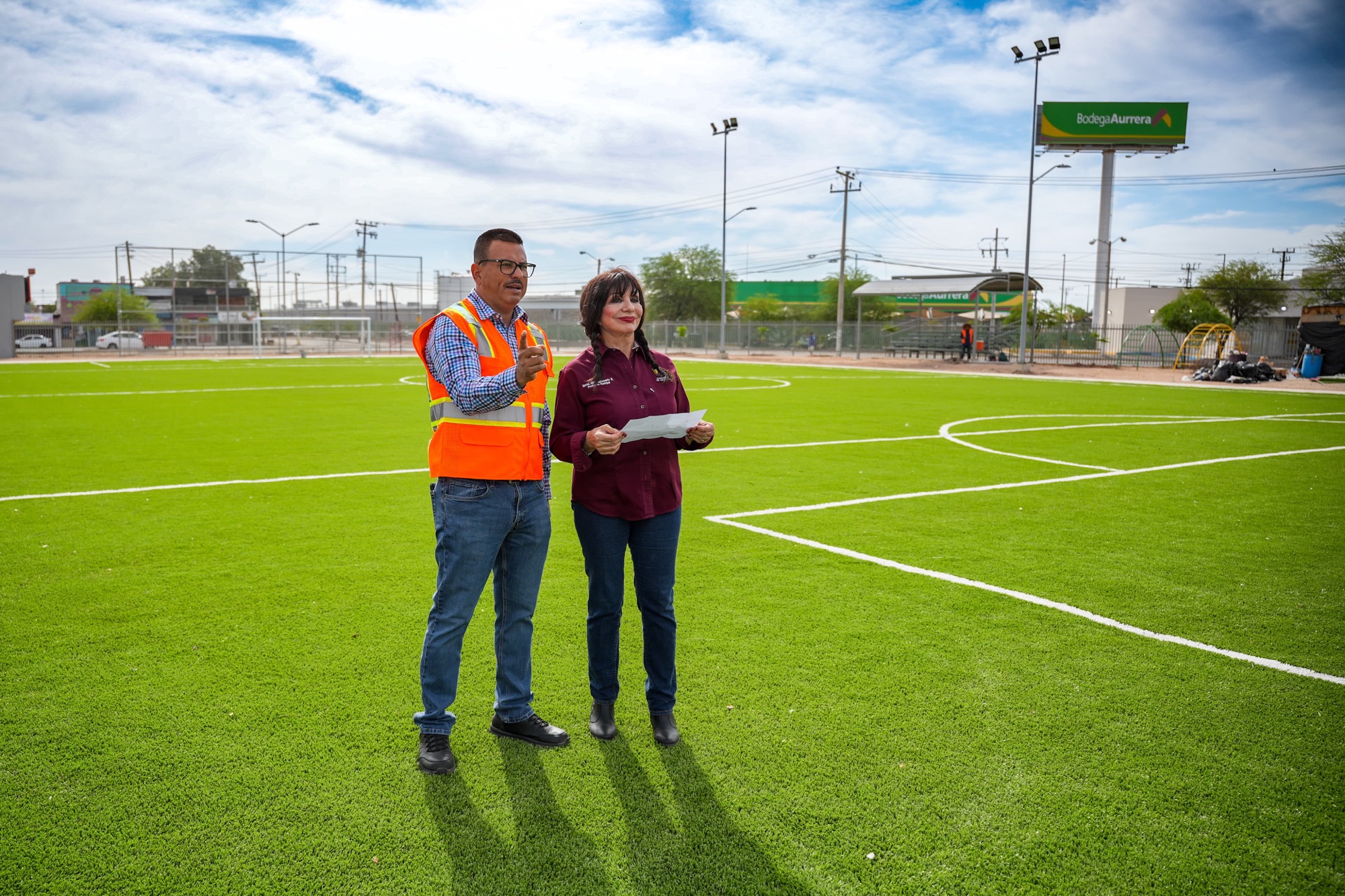 MÁS ESPACIOS DEPORTIVOS: NORMA BUSTAMANTE CONCLUYE LA TRANSFORMACIÓN DEL PARQUE VILLAS DE LA REPÚBLICA
