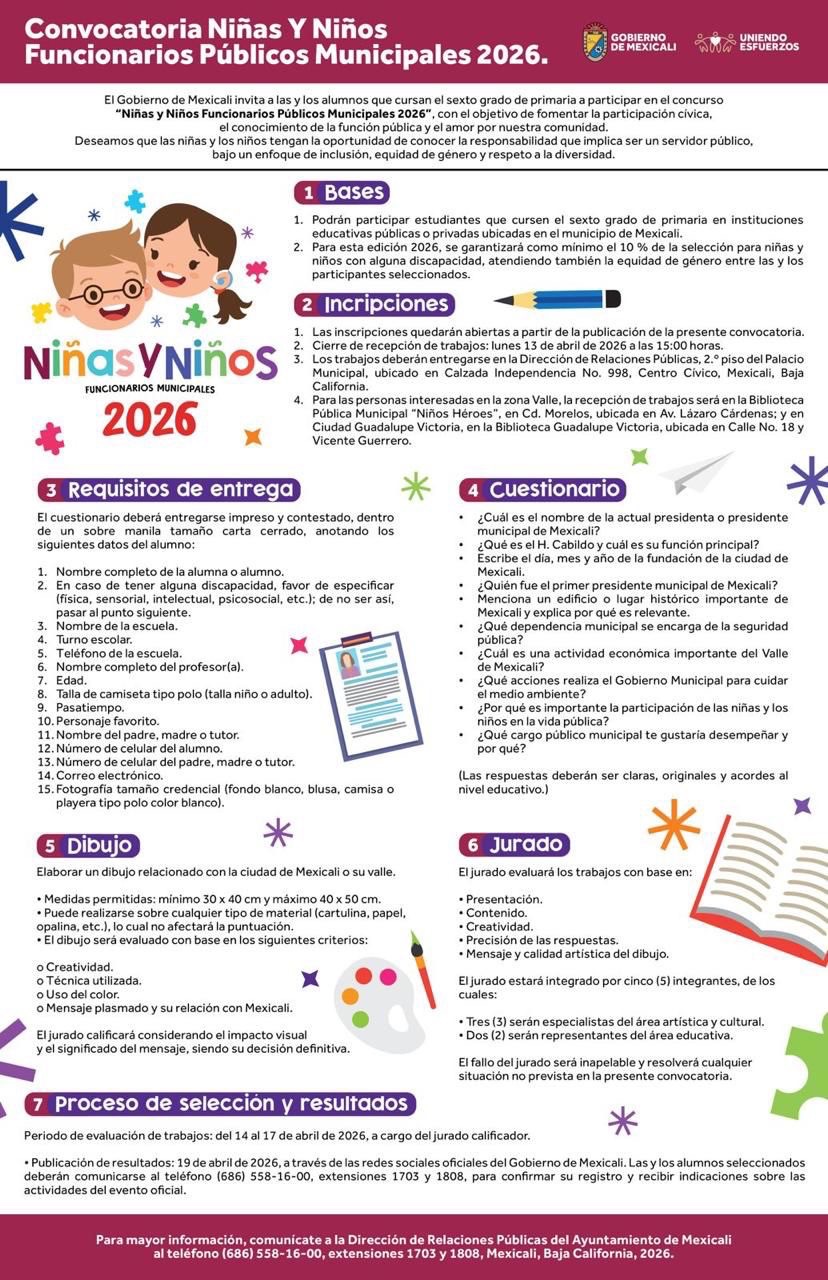 ¡Atención, niñas y niños de 6to de primaria! 📢🎒
