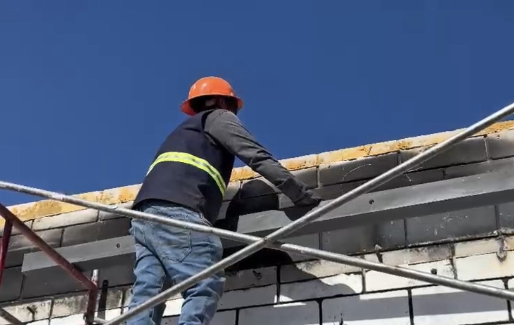 Supervisan avance del Centro de Desarrollo Humano Integral ubicado en Misión del Ángel.